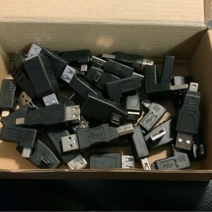 Bulk USB Adapters - Black